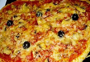 pizza champignons Serverette