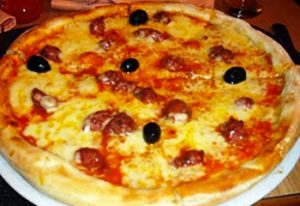 pizza merguez Serverette